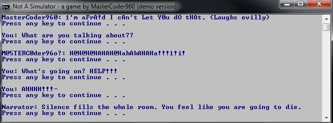 Not A Simulator (Demo Version)