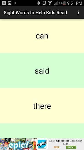Sight Words to Help Kids Read screenshot 5