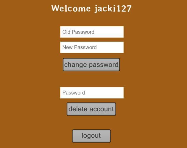 GD register and login example