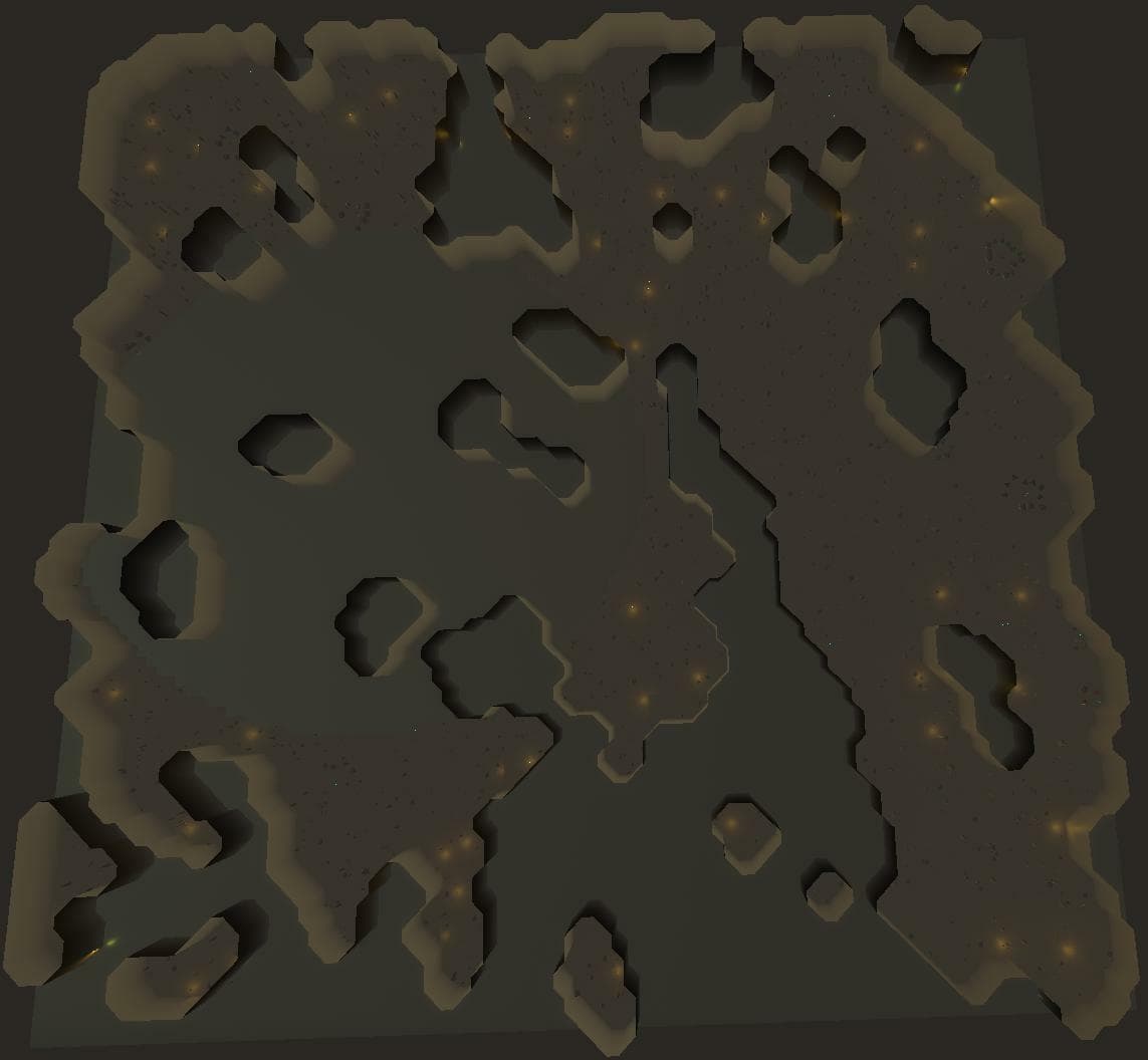 Procedurally generated cavern screenshot 2