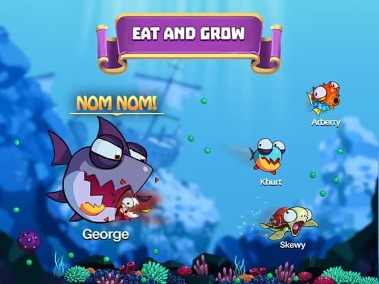 EatMe.io: Hungry Fish Attack! screenshot 2