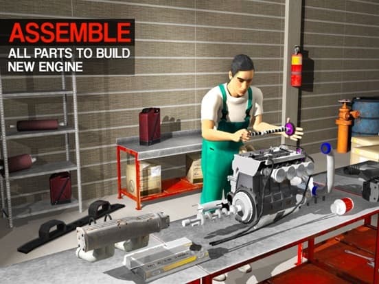 Car Mechanic Engine Overhaul - Auto Repair Factory screenshot 2