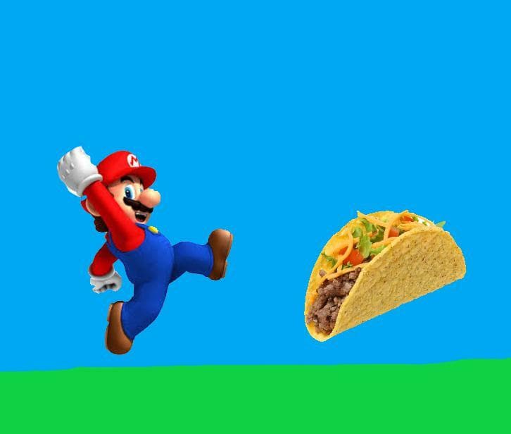 Mario trys to eat a taco RPG