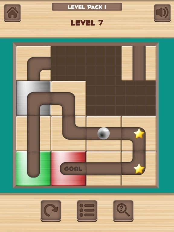 Ball Unblock - Slide the blocks and roll the ball screenshot 5