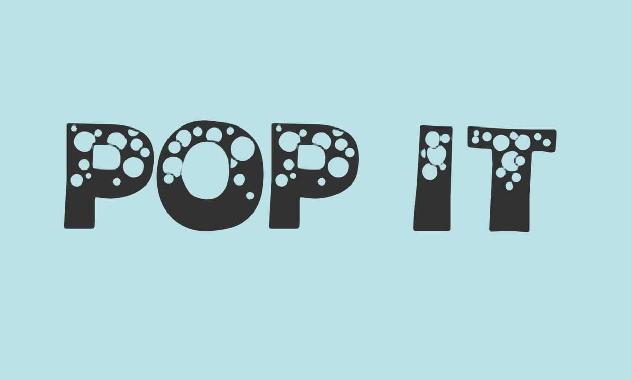 Pop it! (tatumvt)