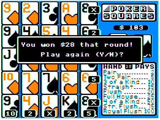 Poker Squares (Original Edition)