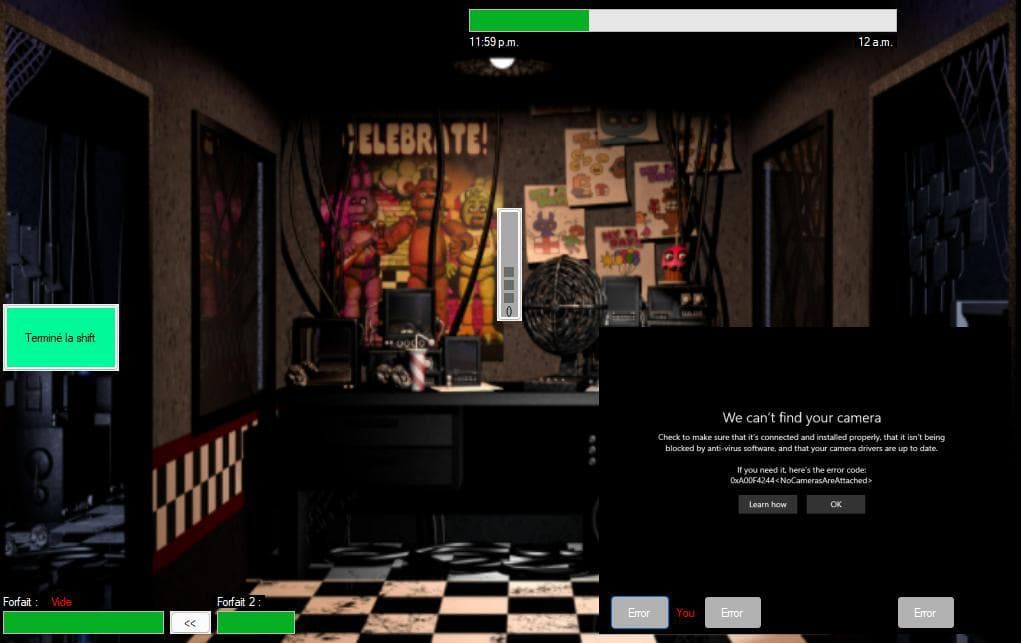 Fan game fnaf