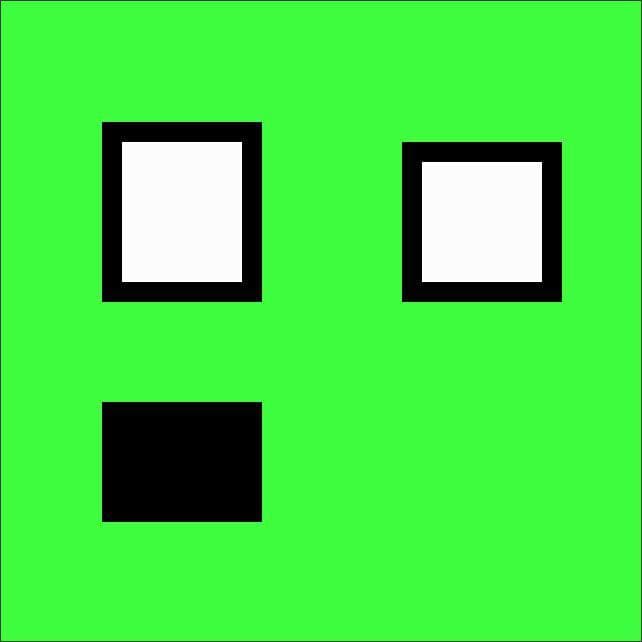Green Bouncy Cube