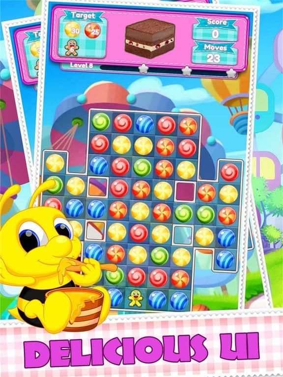 Sweet Yummy And Cookie Dessert Match 3 Puzzle screenshot 3