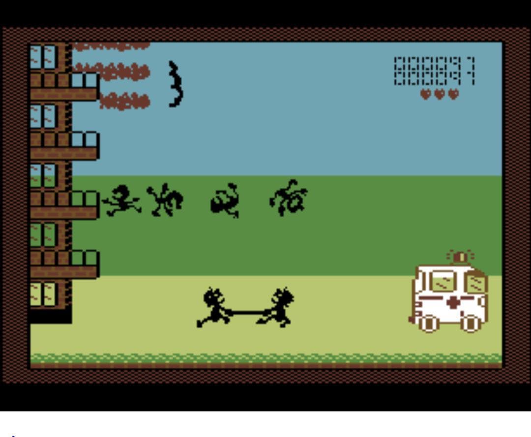 Fire - Game & Watch (C64) screenshot 3