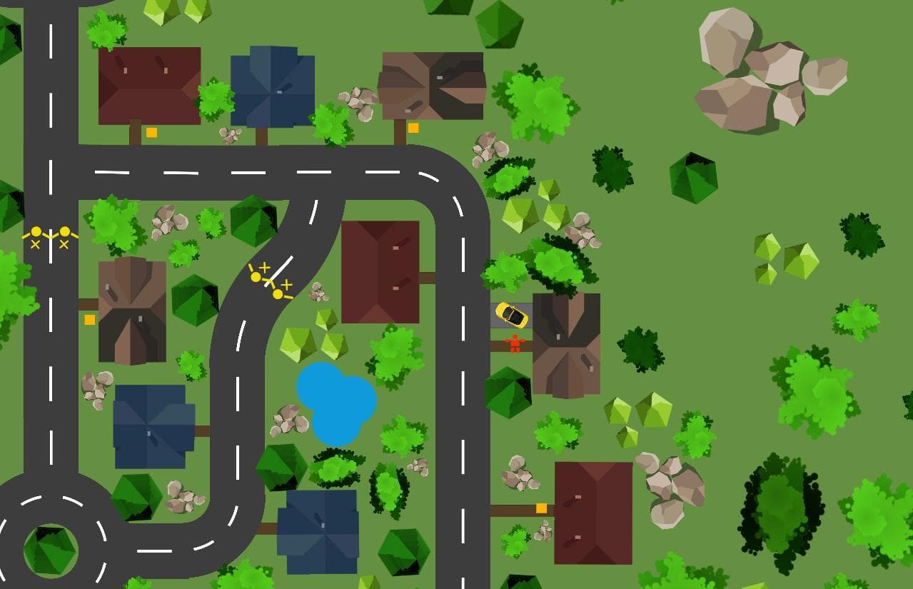Delivery Driving Simulator 2D screenshot 3