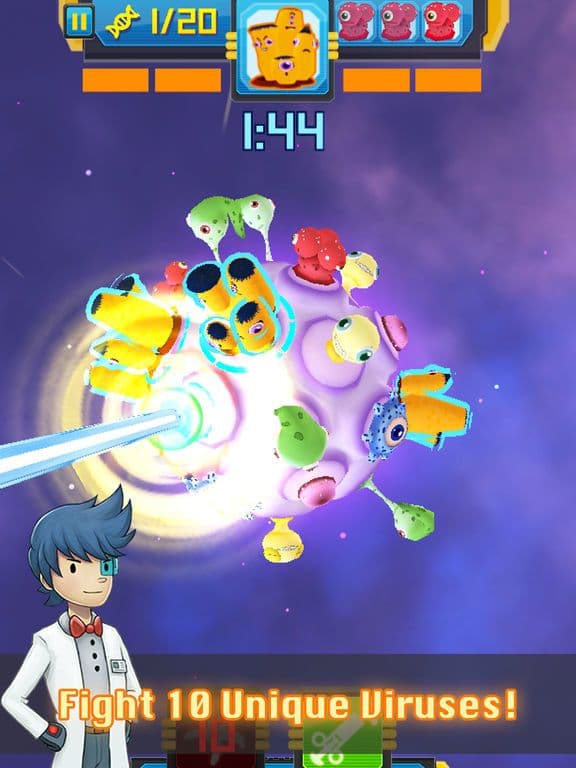 Cell Surgeon - A Unique 3D Match 4 Strategy Game! screenshot 5