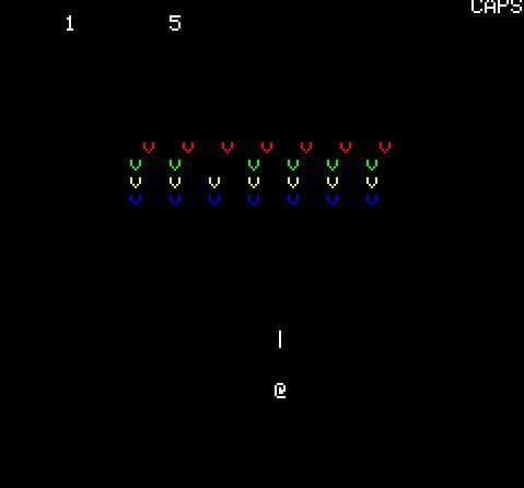 TEN LINE ORIC BASIC INVADERS