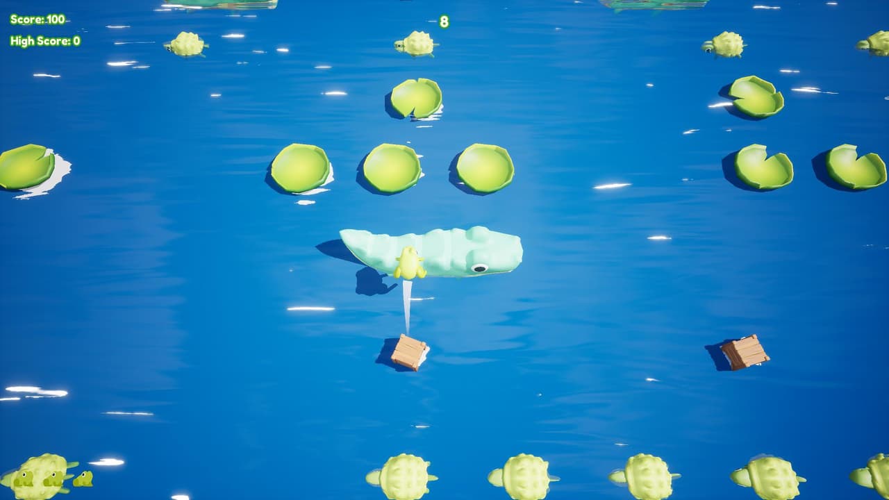 Unreal Froggy Road screenshot 3