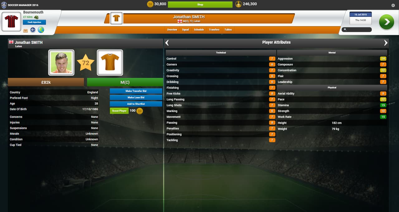 Soccer Manager 2016 screenshot 4