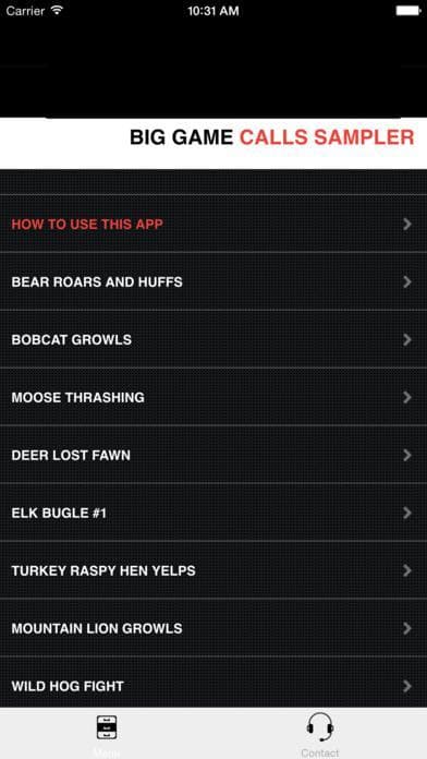 Big Game Hunting Calls SAMPLER - The Ultimate Hunting Calls App screenshot 3