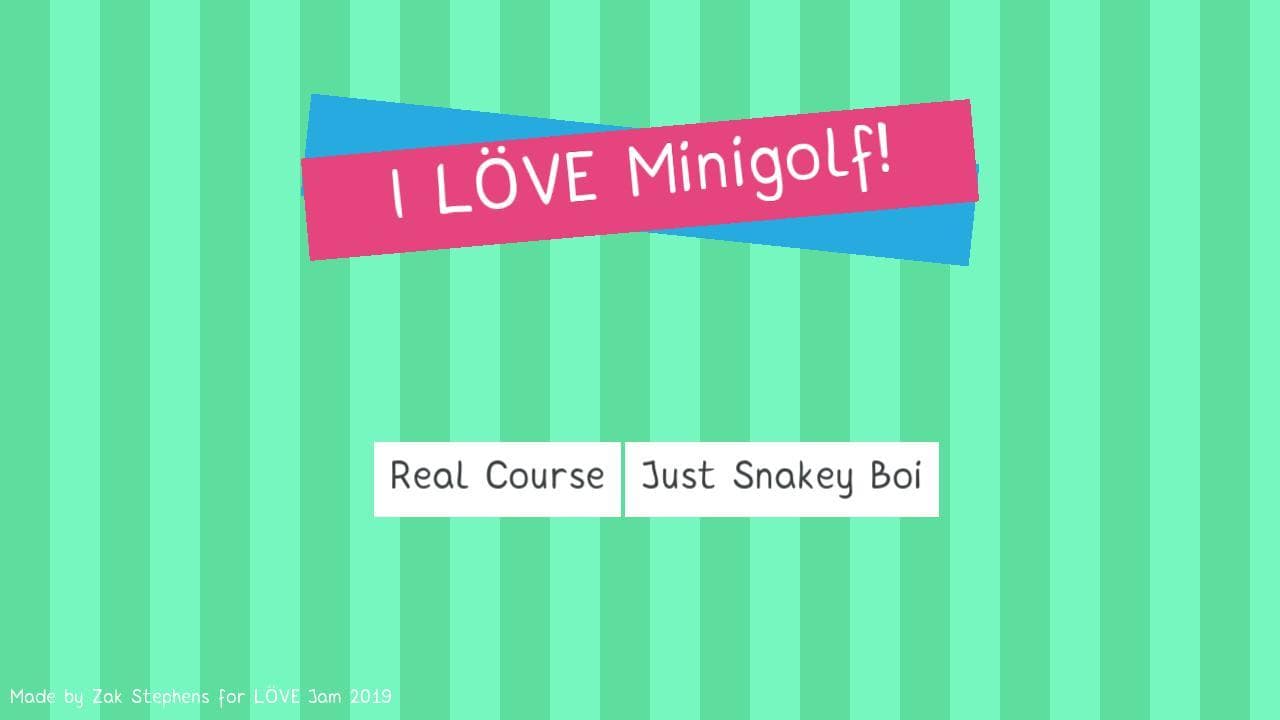 I LÖVE Minigolf!