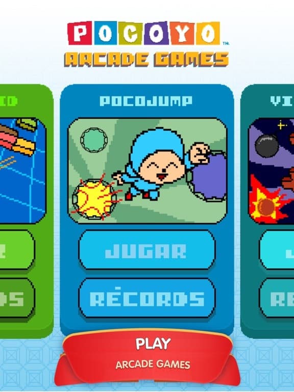 Pocoyo Arcade Games