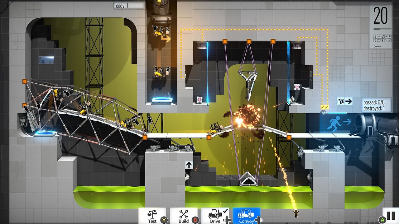 Bridge Constructor Portal (incl. free Bridge Constructor) screenshot 3