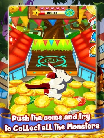 3D Monster Kingdom Coin Dozer - Cute Creature Collector Arcade Game FREE! screenshot 3