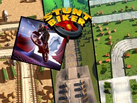Stunt Biker From Hell - 3D Fast Motorcycle Driving Racer Game, with movie making, quick asphalt burning action and endless fun