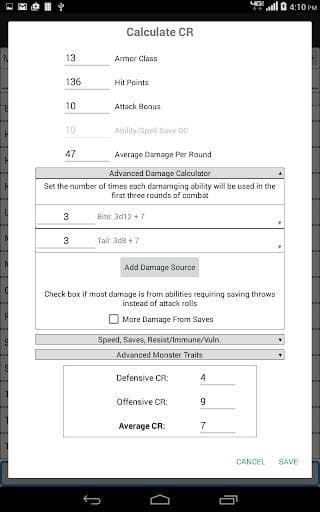 Fifth Edition DM Tools screenshot 6