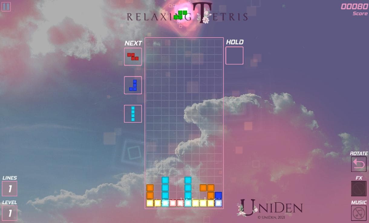 Relaxing Tetris screenshot 2