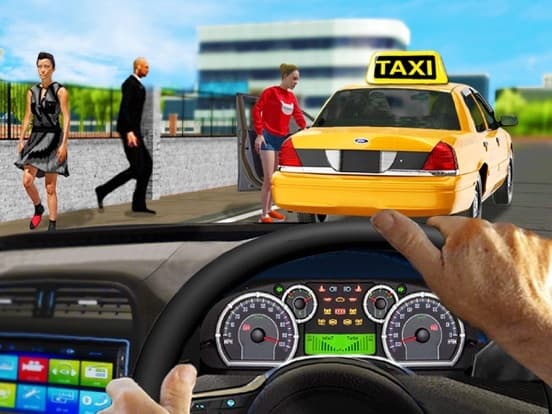 Radio Taxi Driving Game 2021 screenshot 2