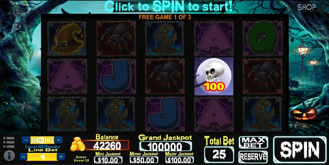 Spooky Spins Returns: Crazy Cash Edition - Slots