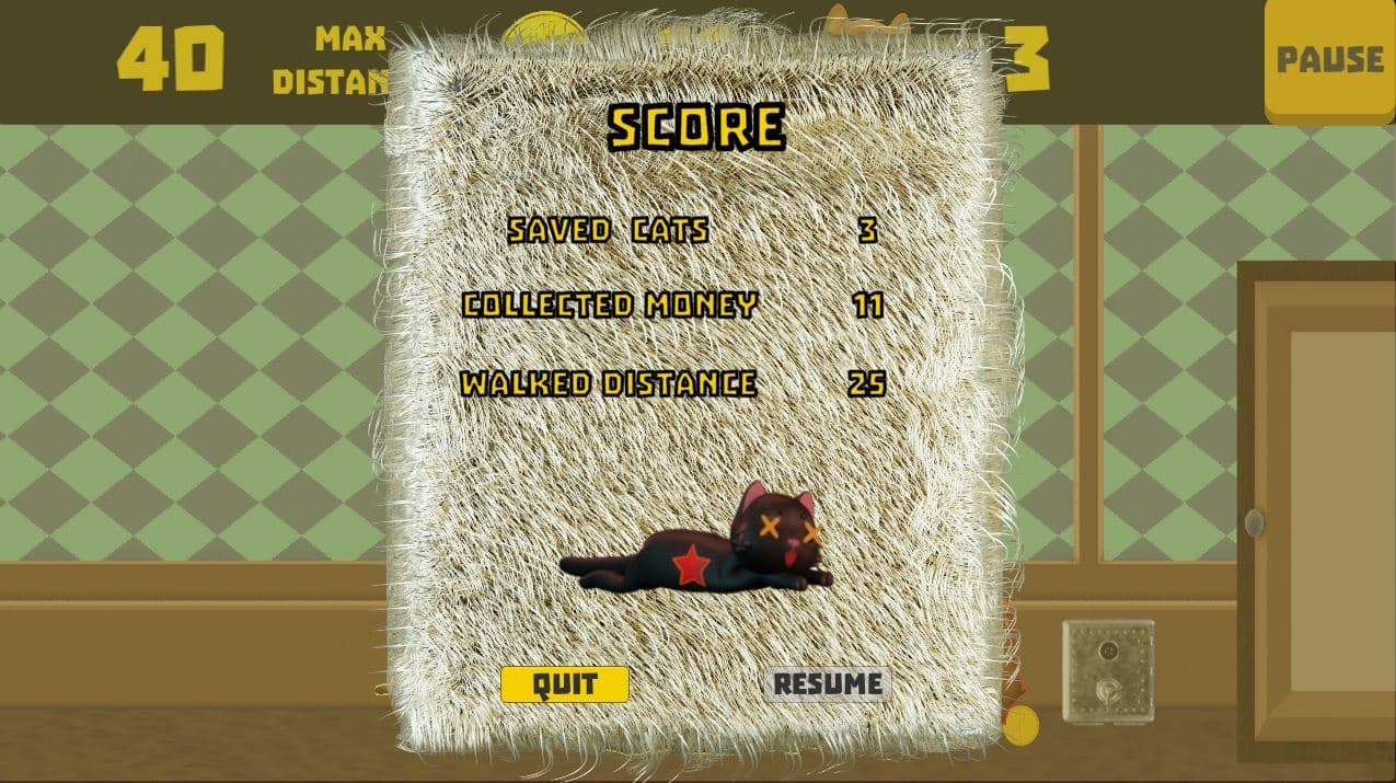 Cute Crushy Cat Runner