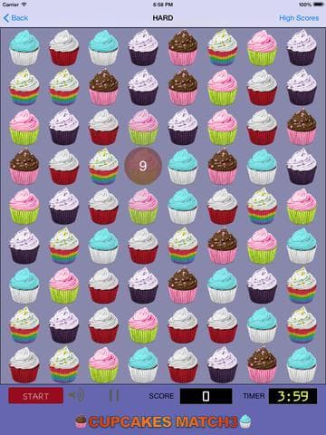 Cupcakes Match 3 screenshot 4