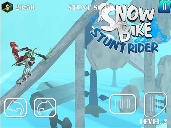 Snow Bike Stunt Rider screenshot 4