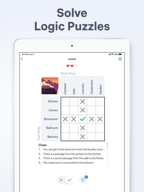 Logic Puzzles - Clue Game screenshot 3