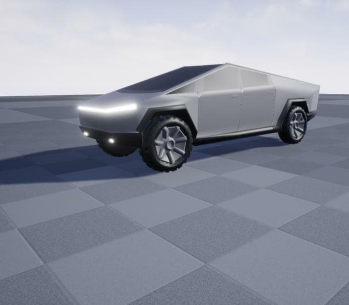 CyperTruck Rigged