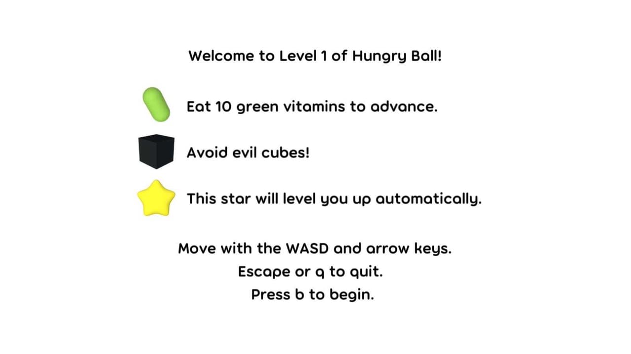 Hungry Ball (maxgames) screenshot 2