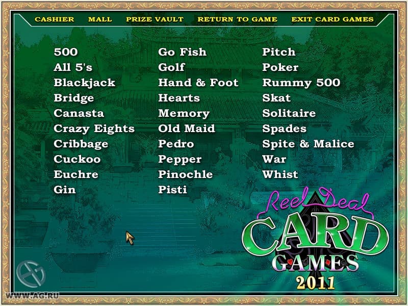 Reel Deal Card Games 2011 screenshot 6