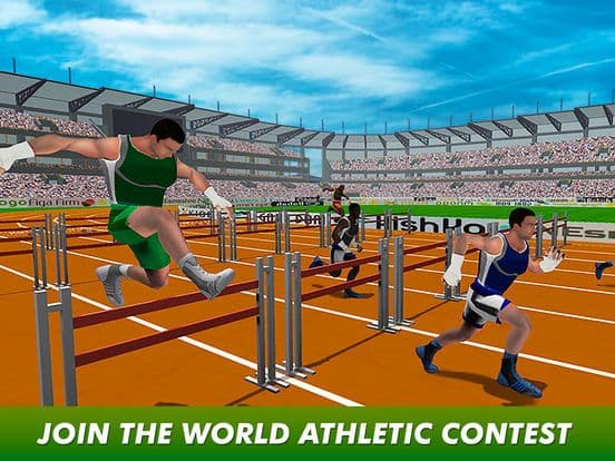 Athletics Running Race Game Full screenshot 2