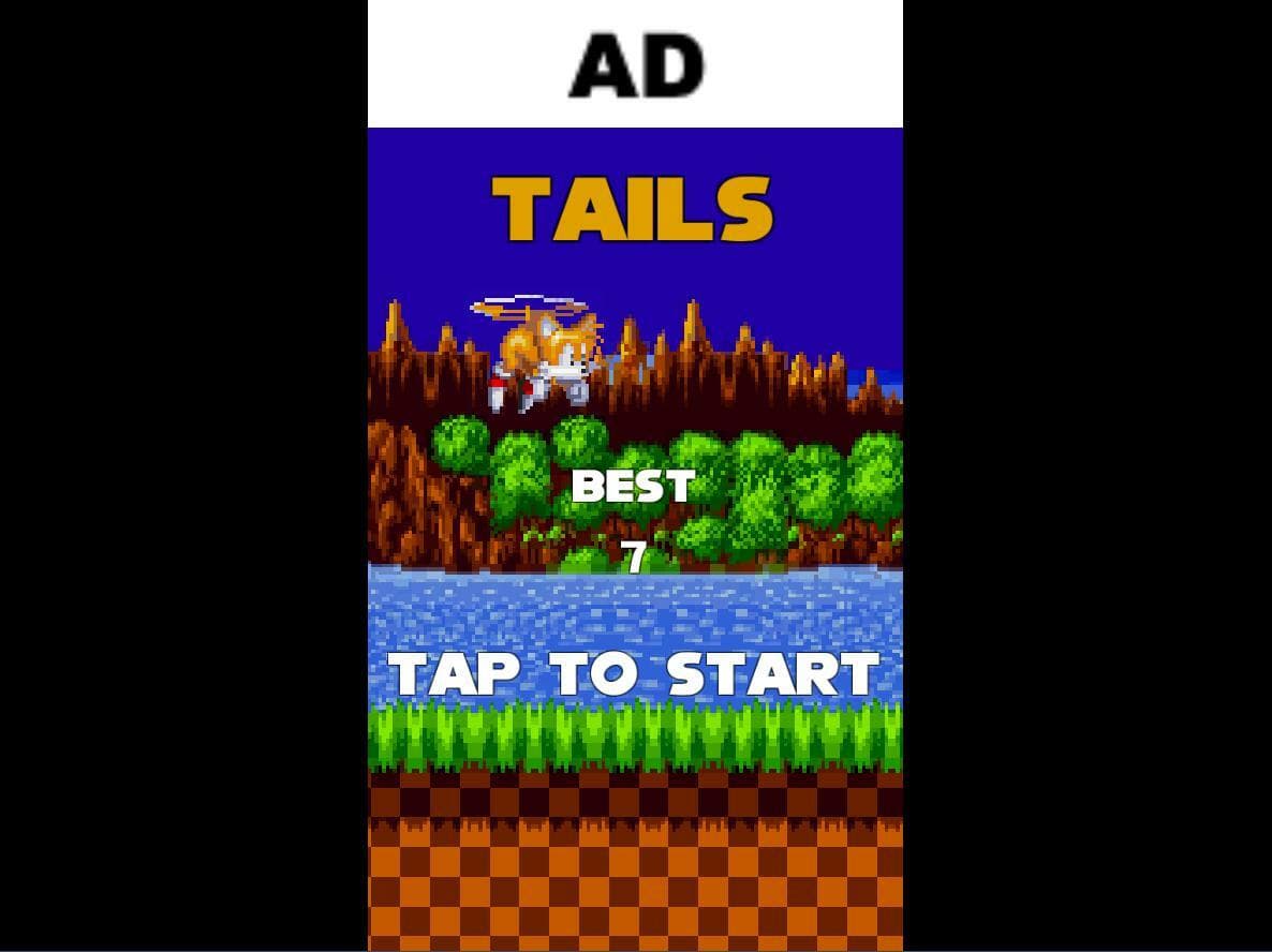 Tails First Flight (Flappy Bird Parody)