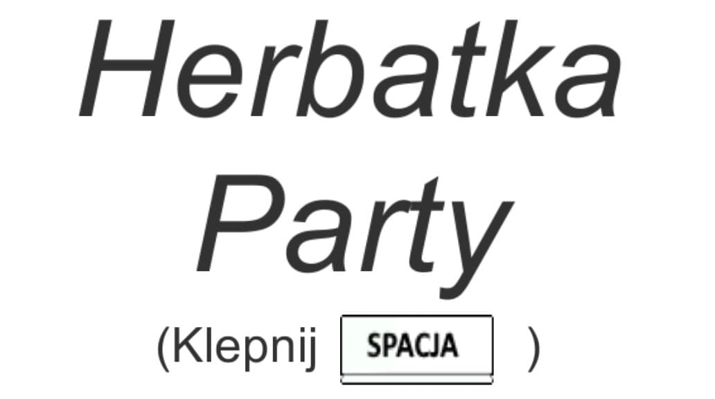 Herbatka Party