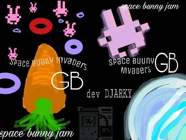 Space bunny invaders GB