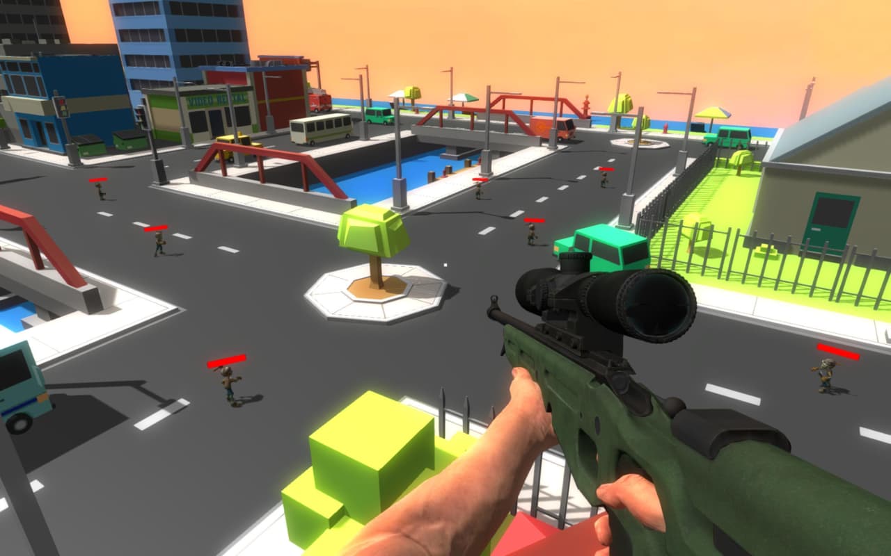 Zombie Shooter (itch) (Jinyue Pang)
