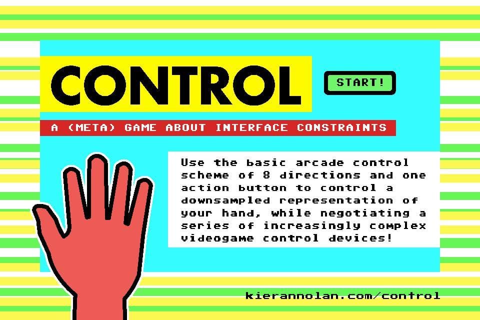 CONTROL - An experimental (meta) game about interface constraints screenshot 2