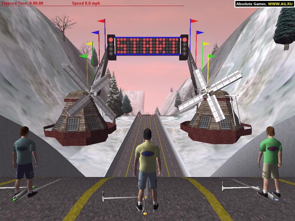 3D Scooter Racing