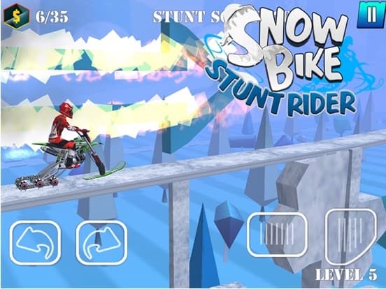 Snow Bike Stunt Rider screenshot 5