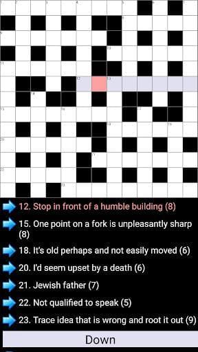 Cryptic Crosswords screenshot 2