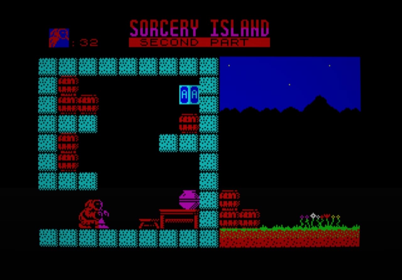 SORCERY ISLAND - ZX Spectrum 48k screenshot 4