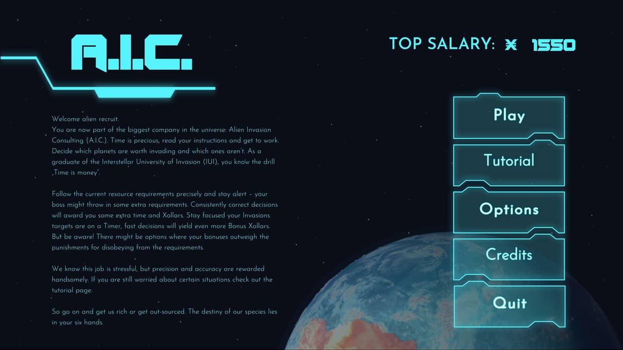 Alien Invasion Consultant screenshot 2