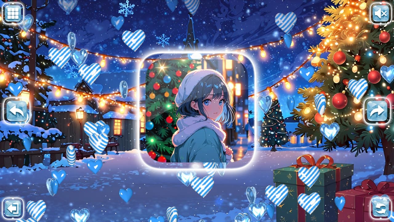 Lovely Anime Puzzle: Christmas screenshot 3