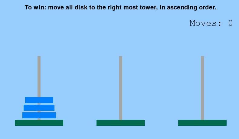 Tower of Hanoi (spudugly)