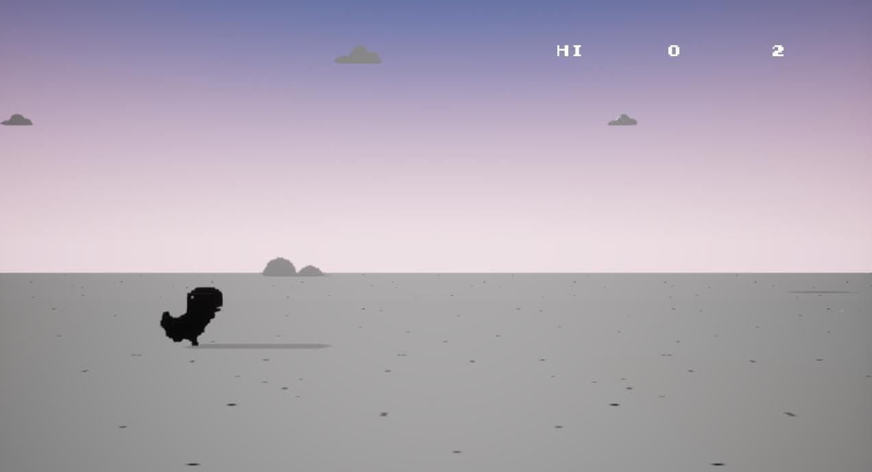 Dinosaur game 3D (Chris222) screenshot 2
